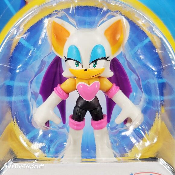 Jakks Pacific Sonic the Hedgehog Classic Rouge 2.5" Collectible Figure New - Picture 4 of 4